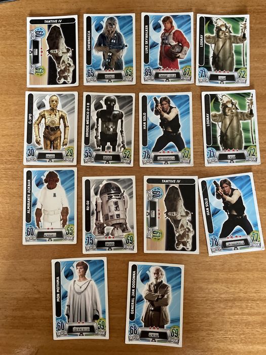 Cartas Star Wars Force Attax