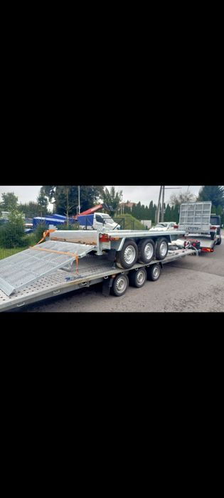 Przyczepa do minikoparki laweta  300x150 350x180 2osie 2700 3osie 3500