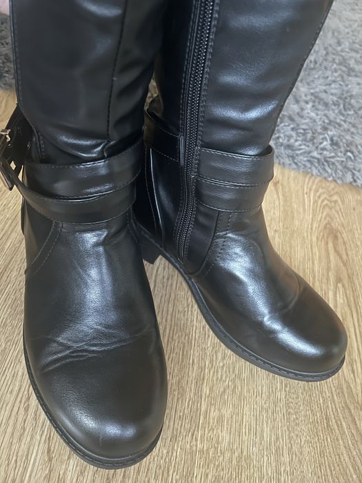 Botas cano alto pretas