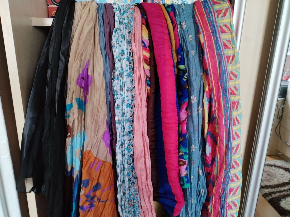 Jesienne cienkie Szale 10 sztuk