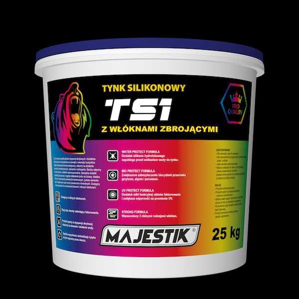 MAJESTIK Tynk Silikonowy TS1 25 KG