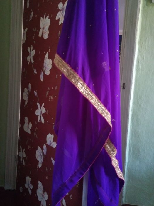 Сарі Індійське жіноче ,дупатта, палантин.