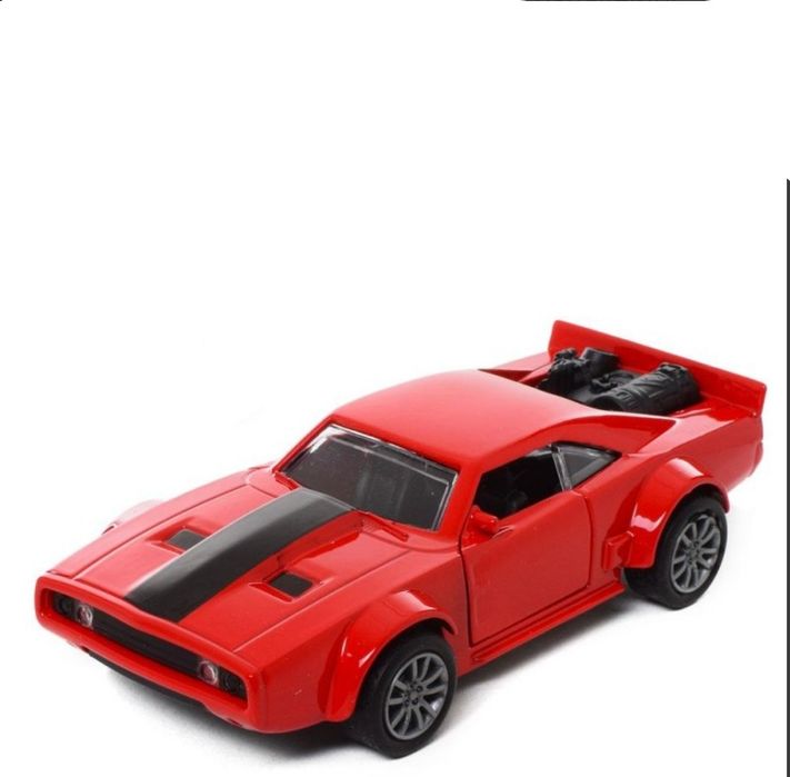 KiNSMART - 1967 Ford Shelby Mustang GT500 1:38 масштаб 5 дюймів лита металева модель іграшкового мускул-кара (червоного кольору*)