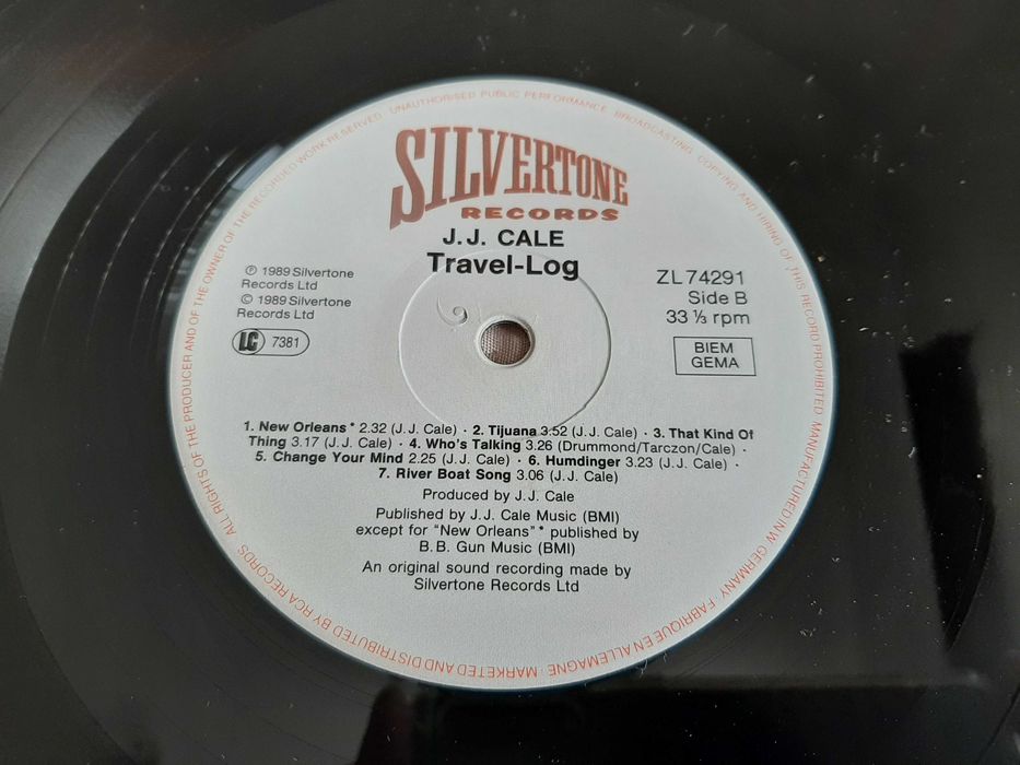 J.J. Cale - Travel-Log - Europa - Vinil LP