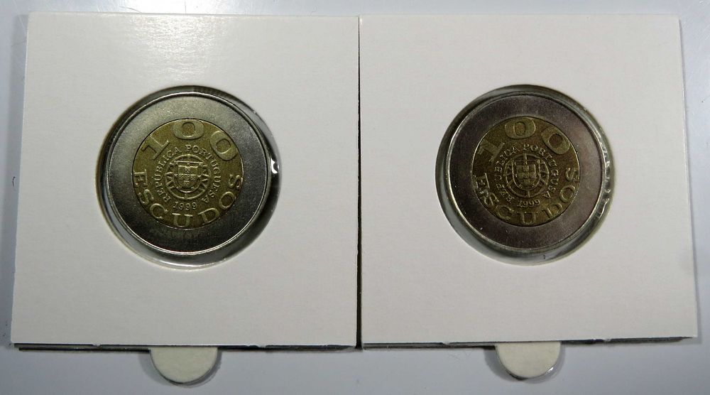 Moedas Republica - 100$00 Unicef 1999 - C/ e sem erro - 4€ as duas.