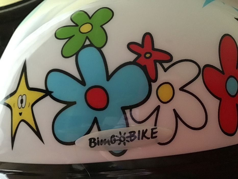 Kask rowerowy, dla dziewczynki, rozmiar S 51-52 cm