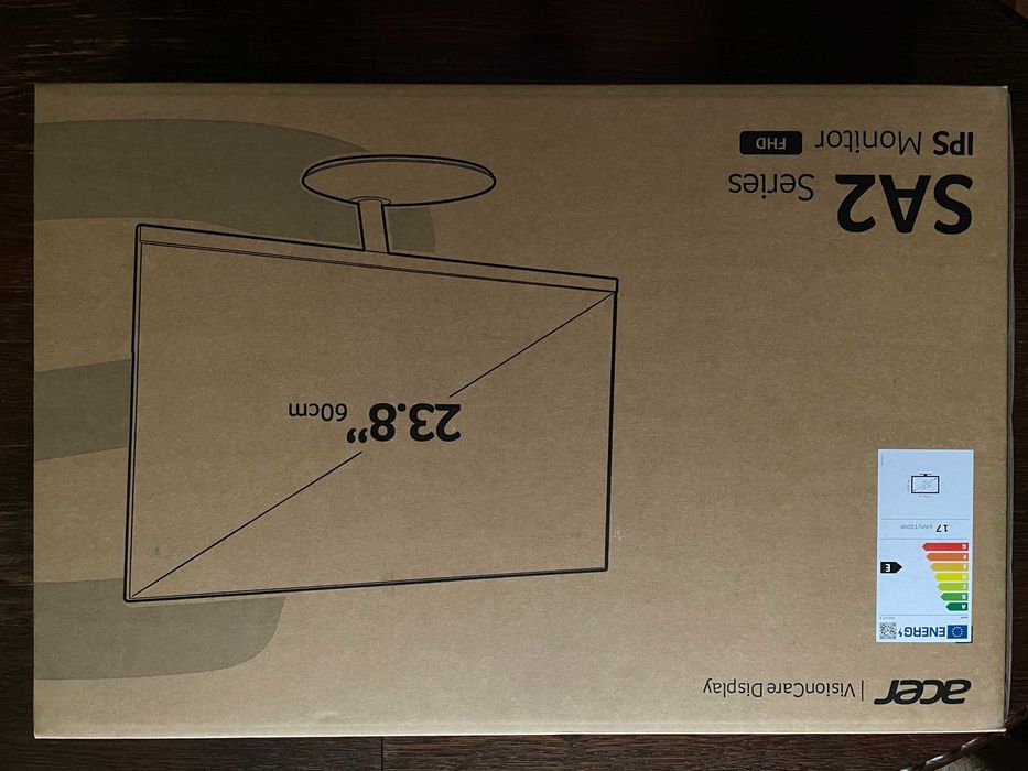 Монитор 23.8" Acer SA242YEbi Black Full HD IPS, 100Hz, 1ms, HDMI/VGA: 5 ...