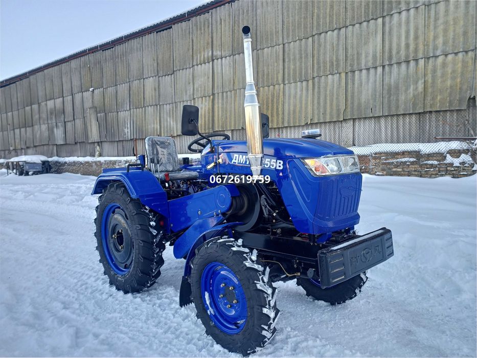 Мінітрактор колісний ДМТЗ 255 B (синій) доставка безкоштовна під двір