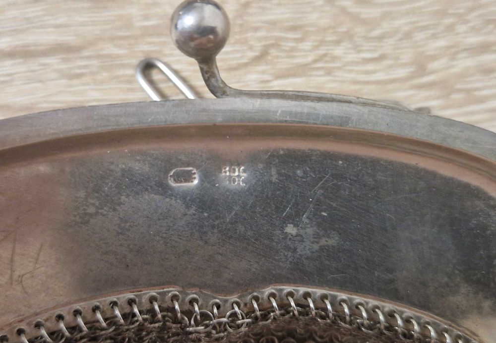 Bolsa Porta Moedas Antigo c/estojo
