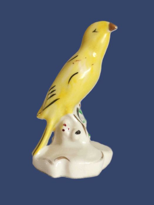 figurka porcelana porcelit Chodzież kanarek kanarki
