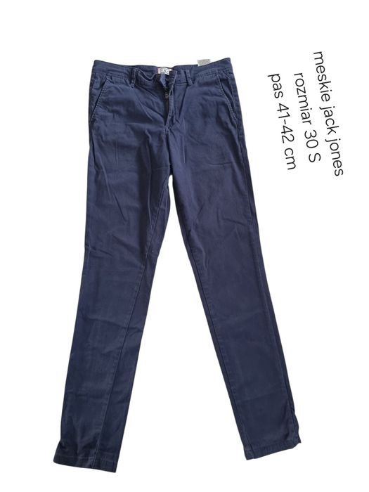 Meskie spodnie granatowe jack jones rozmiar 30 s