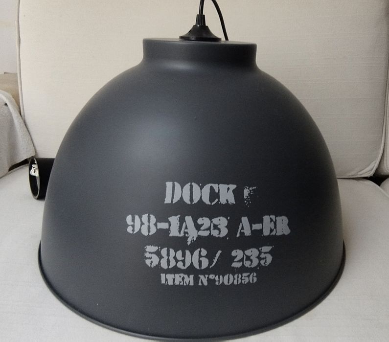 Abajur metal estilo industrial