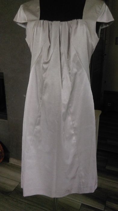 srebrna sukienka xl - 42/44