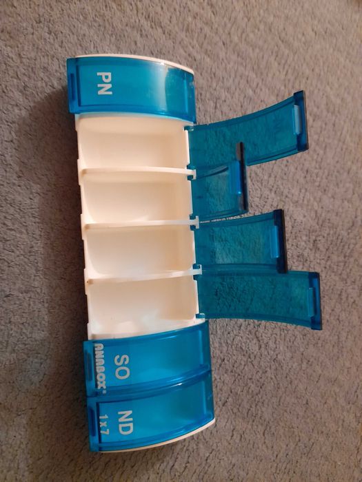 Kasetka na leki na cały tydzień - 5 szt.