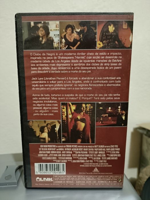 O Diabo de Negro - Vhs
