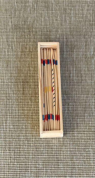 Jogo Mikado Tradicional de Madeira.