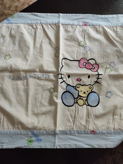 Постельное белье- пододеяльник , простирадло та 2 наволочки -hello kit
