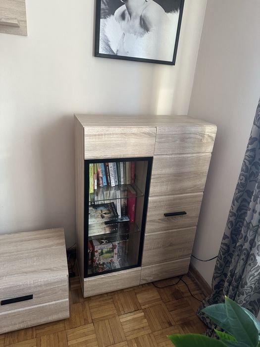 Meblościanka dąb sonoma