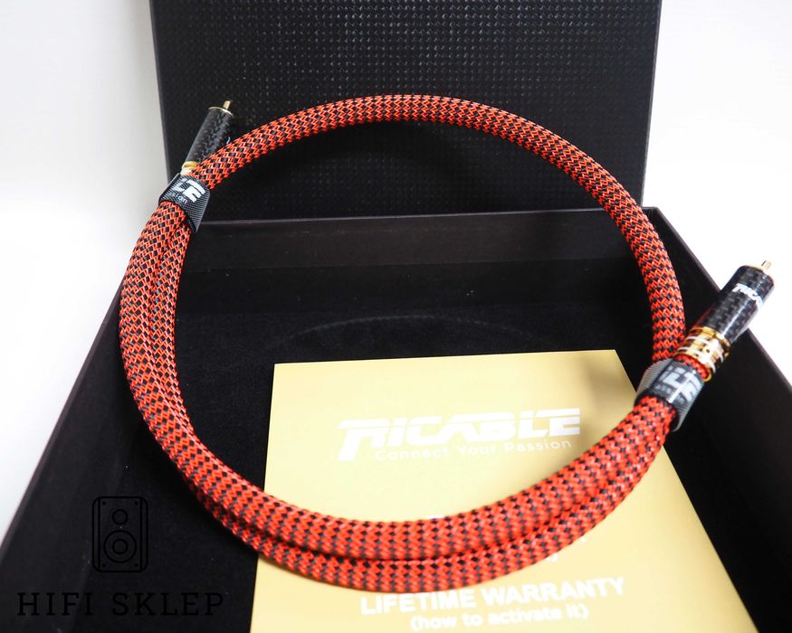 Ricable Invictus Coaxial/ kabel cyfrowy RCA - RCA - 1m Promocja