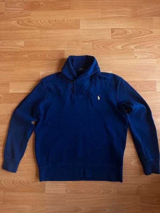 Polo Ralph Lauren vintage bluza z kołnierzem szalowym – rzadki model