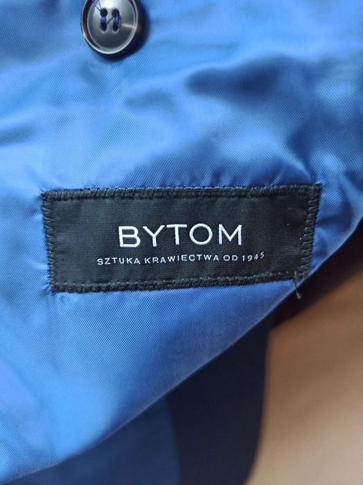 Granatowy garnitur slim fit Bytom
