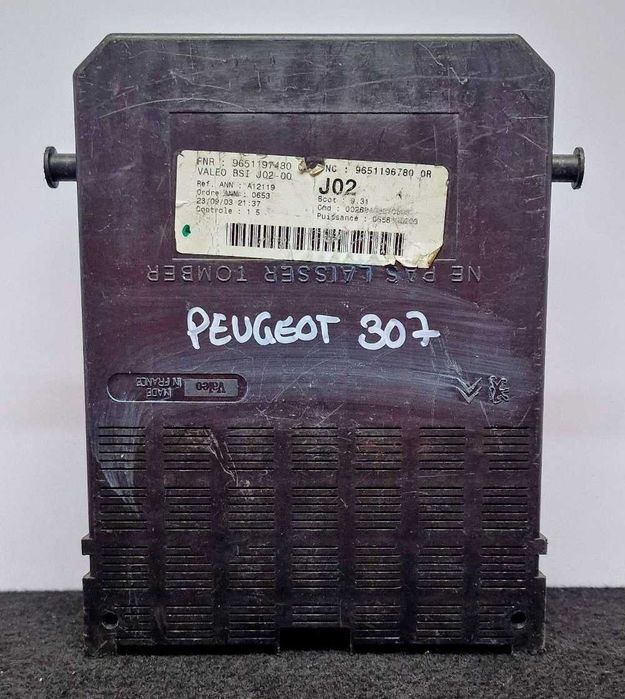 Caixa Fusíveis / SAM / BSI 9651196780 - PEUGEOT 307