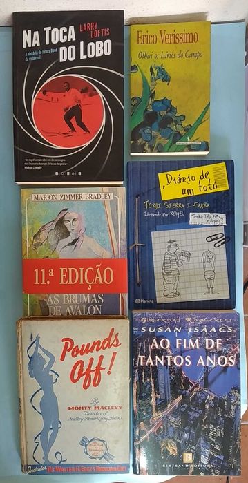 40 Livros antigos/raros incluindo TRILOGIA STAR WARS em português!