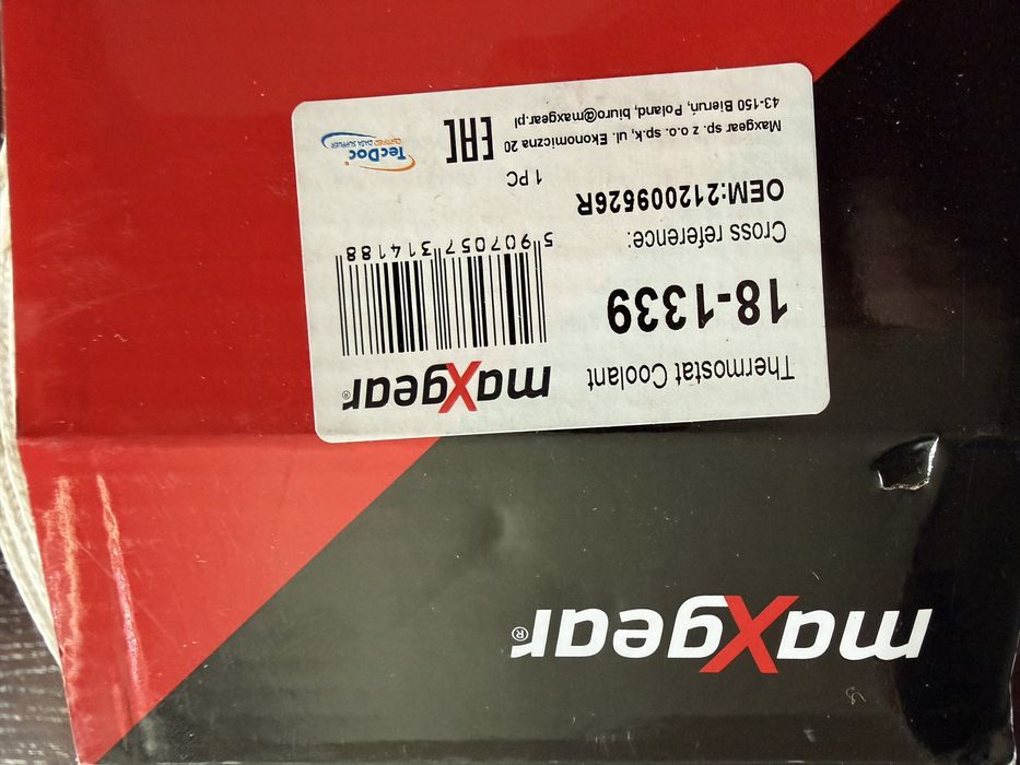 Obudowa termostatu Dacia 18-1339 Maxgear