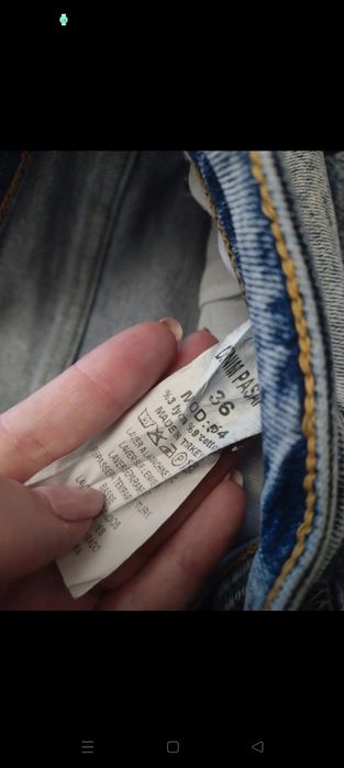 Spodnie męskie jeansy rozm. 36