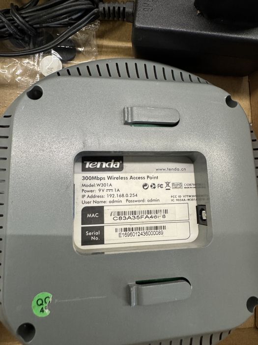 Access Point Tenda W301A – Wi-Fi 300Mbps64752053676673124