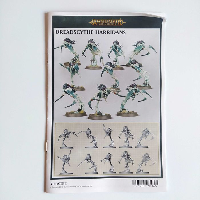 Warhammer Age of Sigmar Sprues Nighthaunt Dreadscythe Harridans