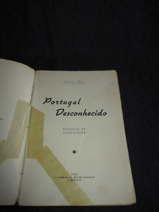 Livro Portugal Desconhecido Guerra Maio Autografado