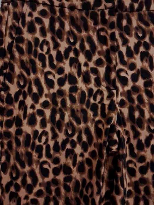 Calças skinny cropped padrão leopardo Mango T: 36 Novas