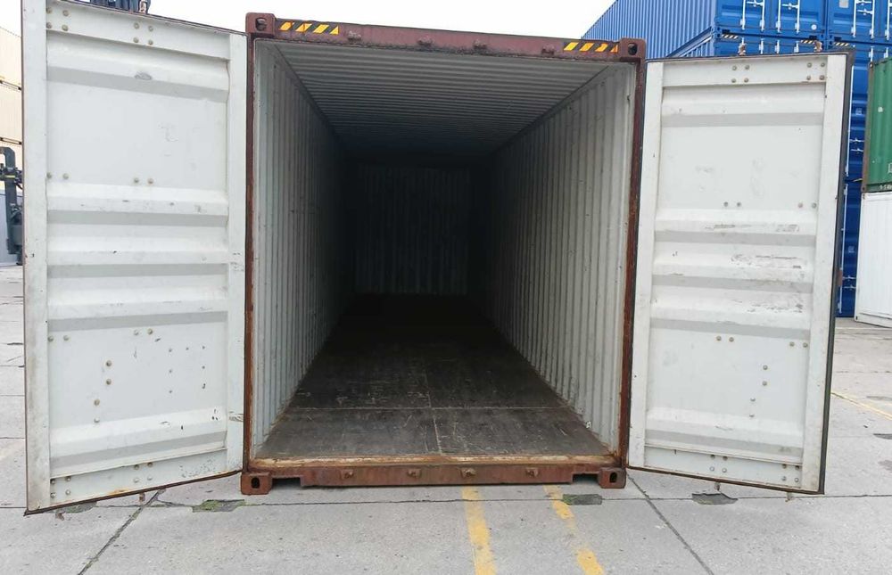 Kontener Morski 40 HC Rozładunek i Transport