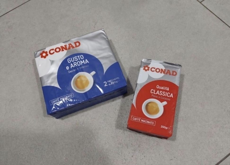 Каву мелену Conad Gusto e Aroma та Conad Qualità Classica 250 g