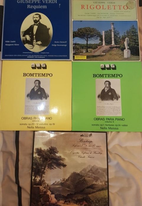 Discos vinil - Verdi, BomTempo, Prokofief, Mort Shuman e Mort Shuman.