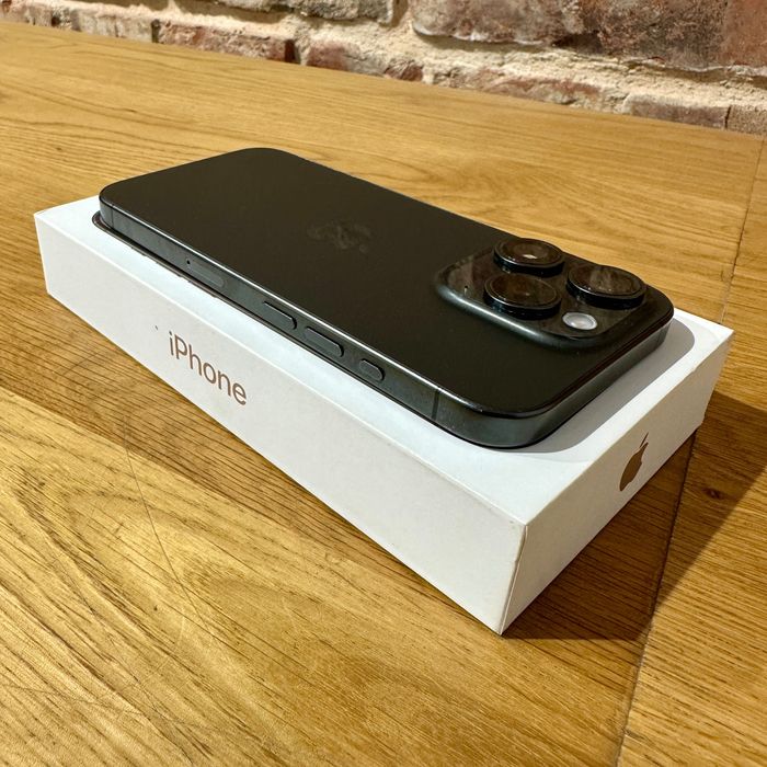  Apple iPhone 15 Pro 128GB Black Titanium Bat. 100% Gwar. ROK Ideał