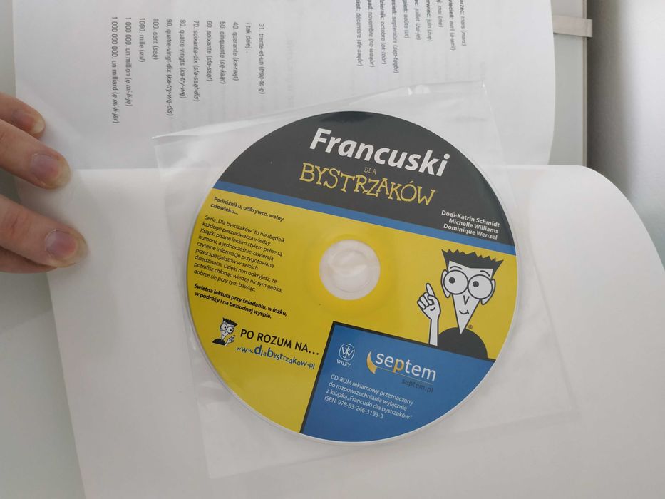 Francuski dla bystrzaków kurs dla poczatkujących CD