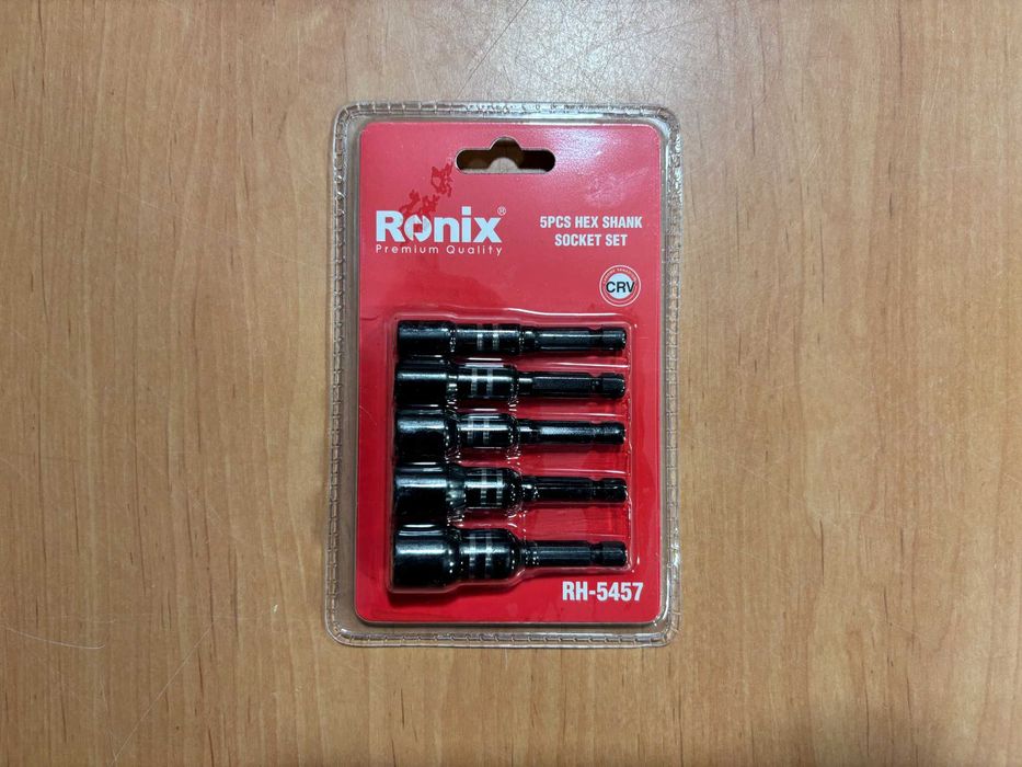 RONIX Jogo 5 Chaves Caixa Magnéticas 1/4" RH-5457 | NOVAS