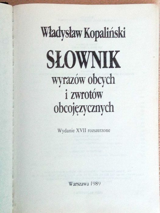 Słowniki jęz. polski - pakiet 3 książek