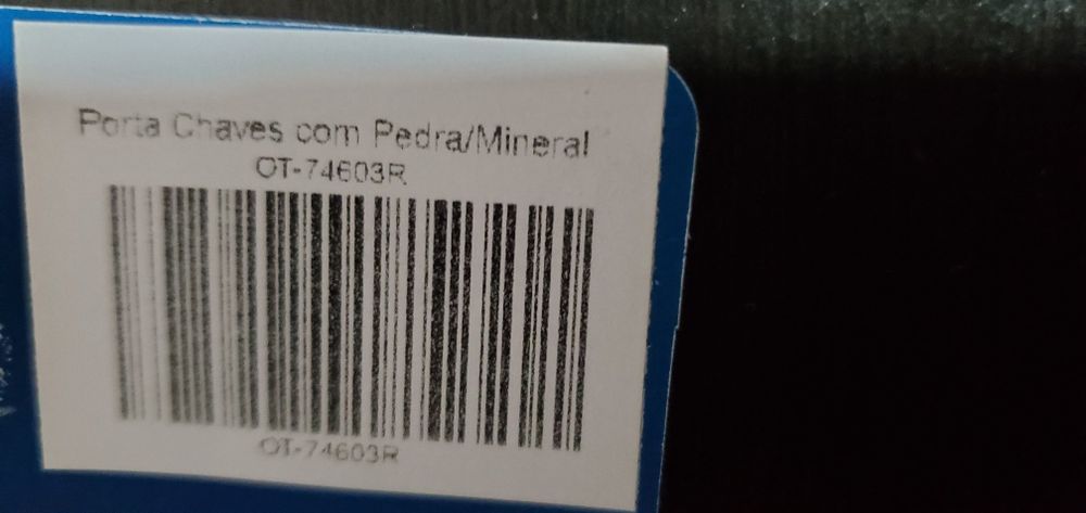 Porta Chaves com Pedra Mineral