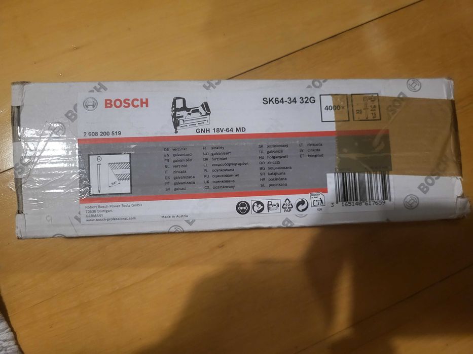 Pistola de pregos para madeira sem fio GNH 18V-64 MD BOSCH