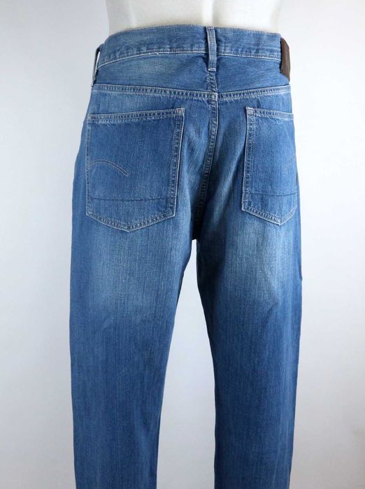 G-Star Raw Type 49 Relaxed Straight spodnie jeansy W35 L34 pas 2 x 48 cm