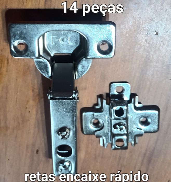 Dobradiças retas para móveis