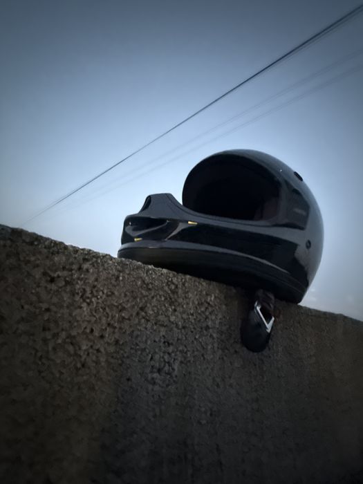 Capacete Preto Para Moto