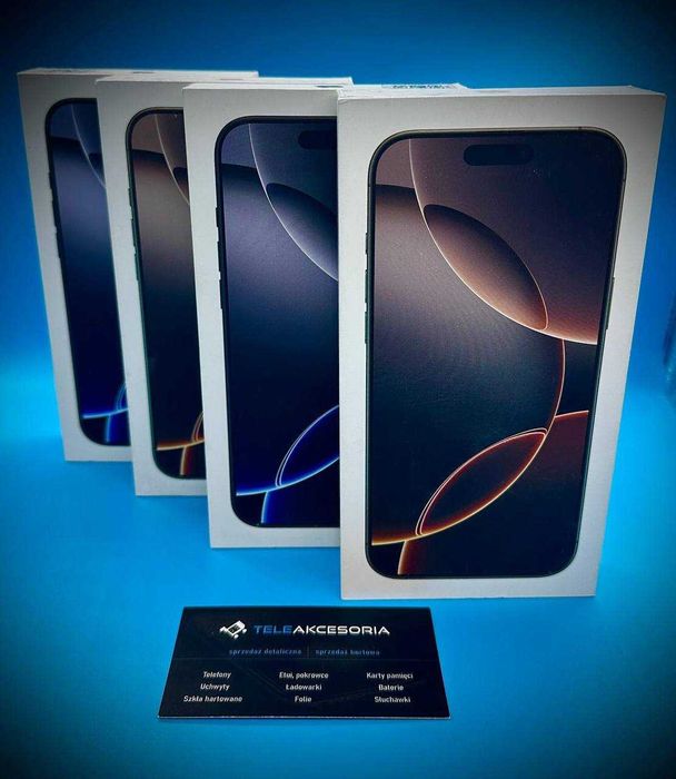 IPHONE 16 PRO MAX | 256GB | KOLORY | Teleakcesoria | Piotrków AUCHAN