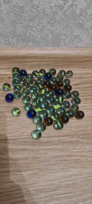 скляні кульки для декору 65 шт