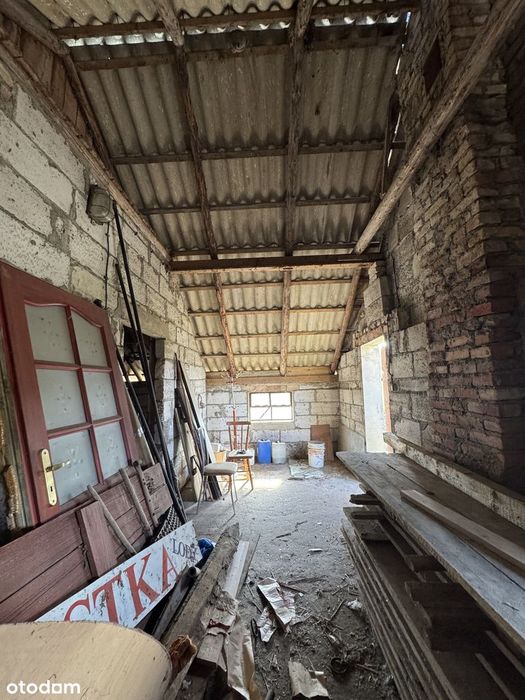 Działka z WZ na nowy dom jednorodzinny + budynek 200m2 -do negocjacji