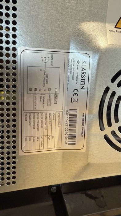 Lodowka Klarstein mała