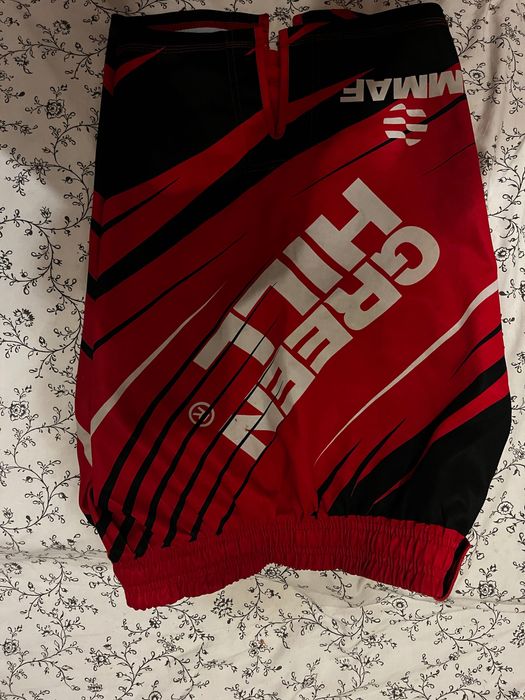 Шорти мма green hill, immaf, для мма